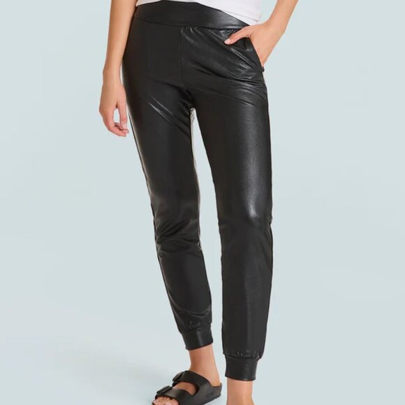 *NWOT* Commando Leather Joggers - Picture 1 of 4
